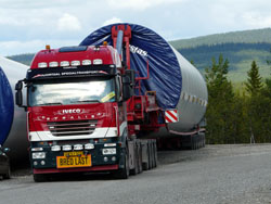 Järvsandberget. Långa transporter. 10 per verk.
